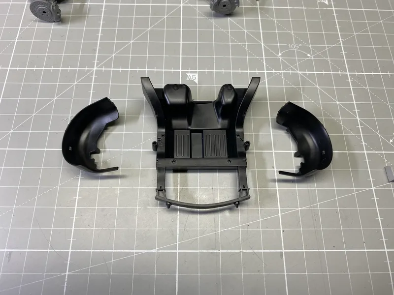 Lexus LFA Update #2. Test fitting and getting familiar with the kit 7