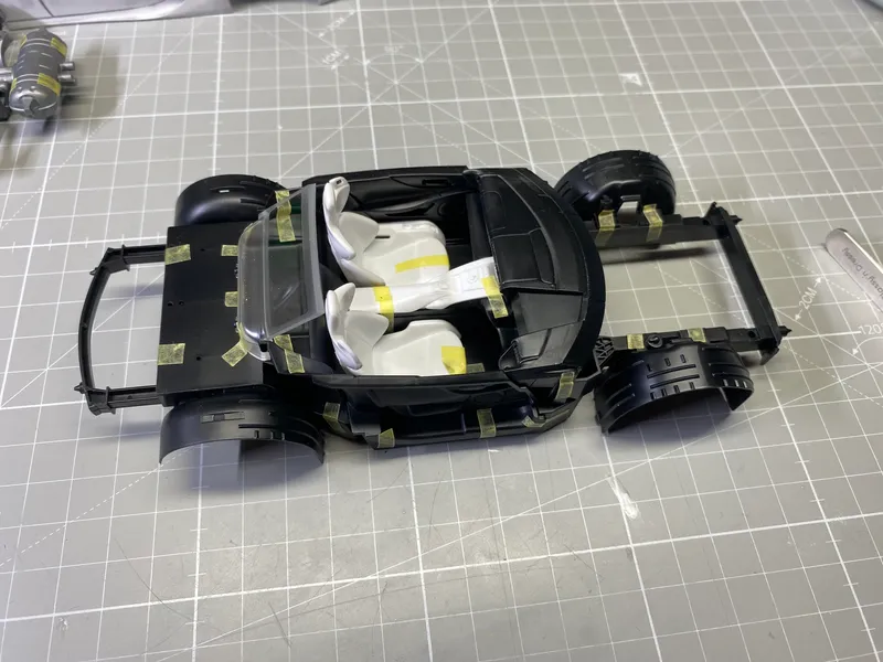 Lexus LFA Update #2. Test fitting and getting familiar with the kit 8