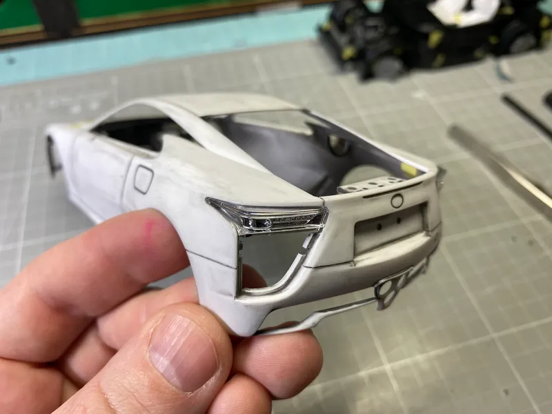 Lexus LFA Update #3 - Test Fitting Body Parts 3