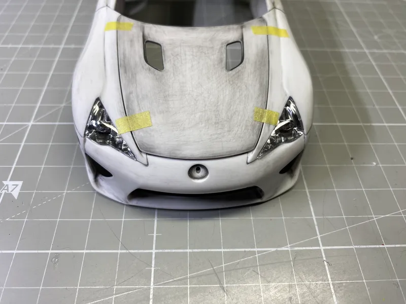 Lexus LFA Update #3 - Test Fitting Body Parts 4