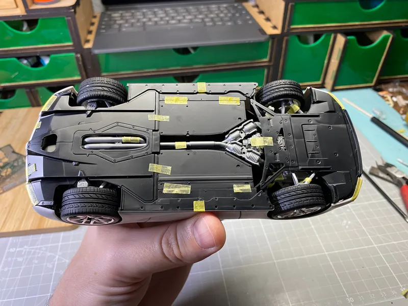 Lexus LFA Update #3 - Test Fitting Body Parts 6