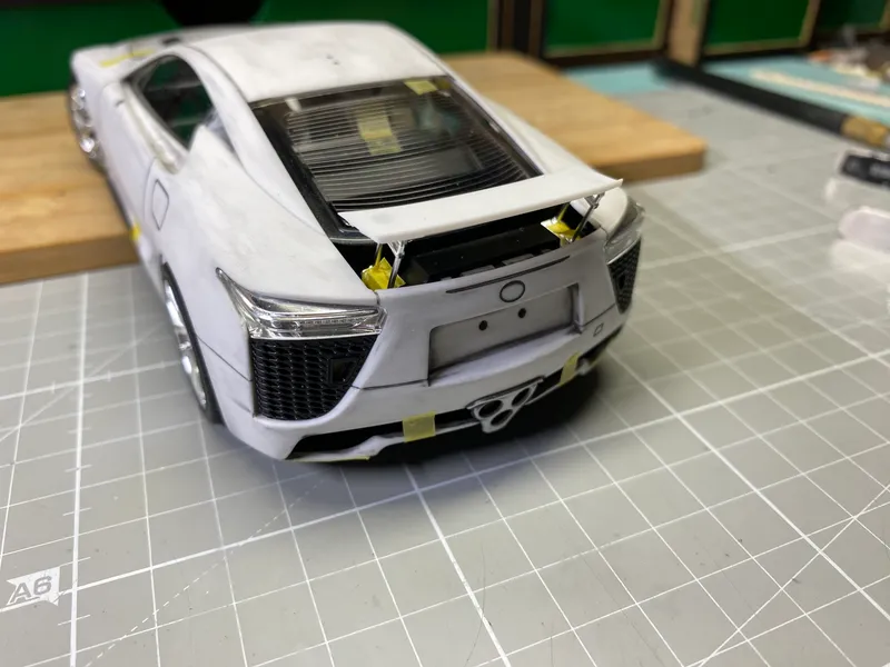Lexus LFA Update #3 - Test Fitting Body Parts 10