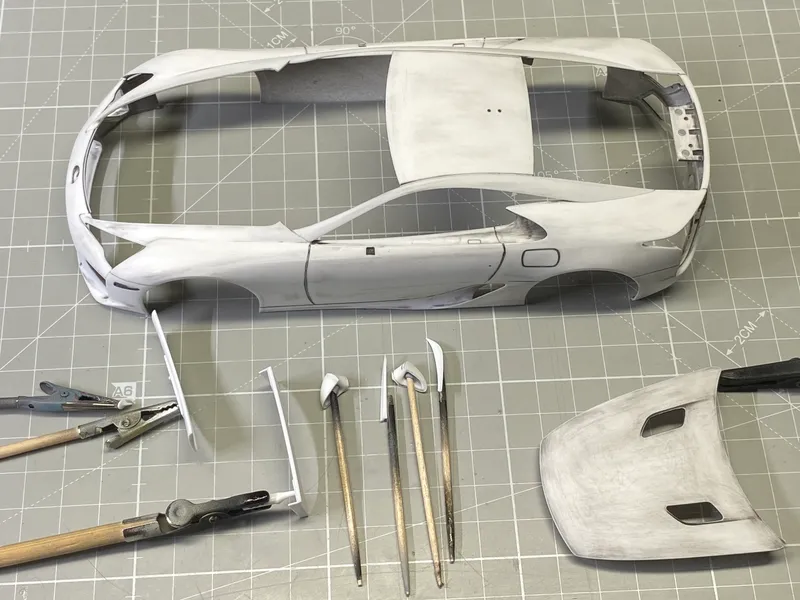 Lexus LFA Update #4. Body Color 1
