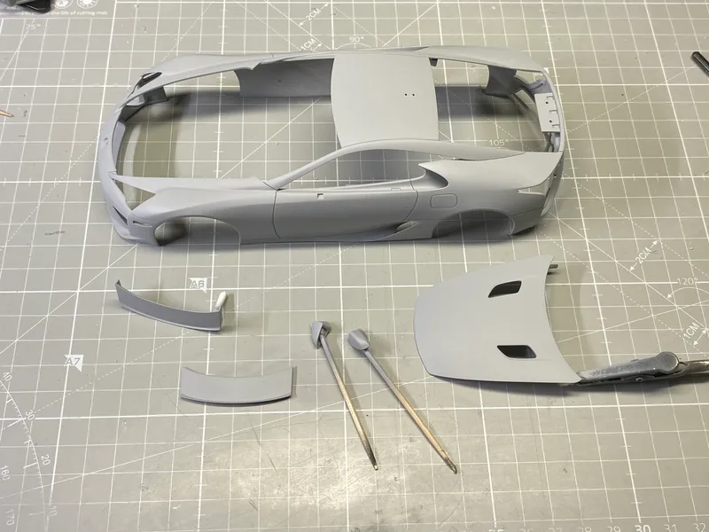 Lexus LFA Update #4. Body Color 2