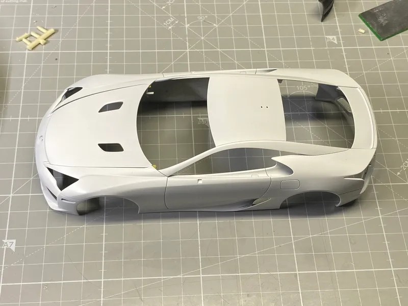 Lexus LFA Update #4. Body Color 3