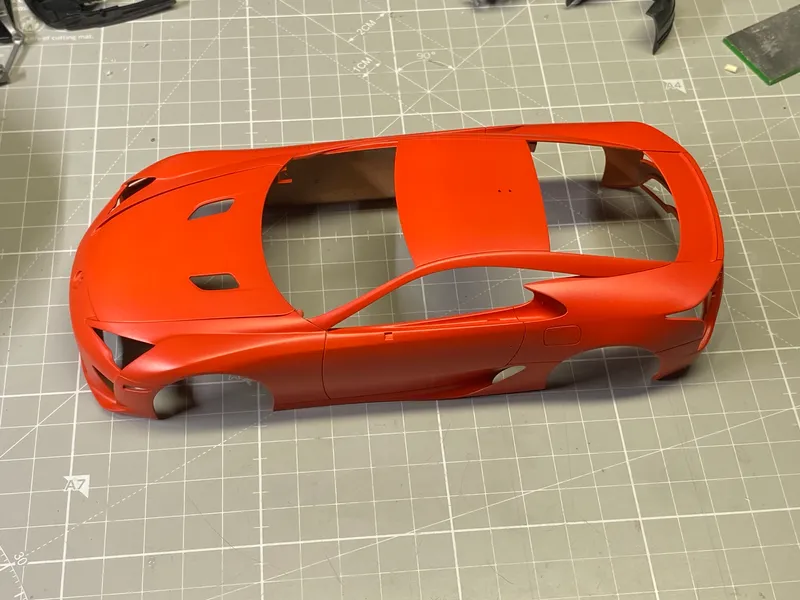Lexus LFA Update #4. Body Color 4