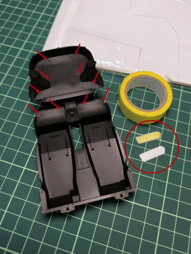 Fixing the interior marks 1