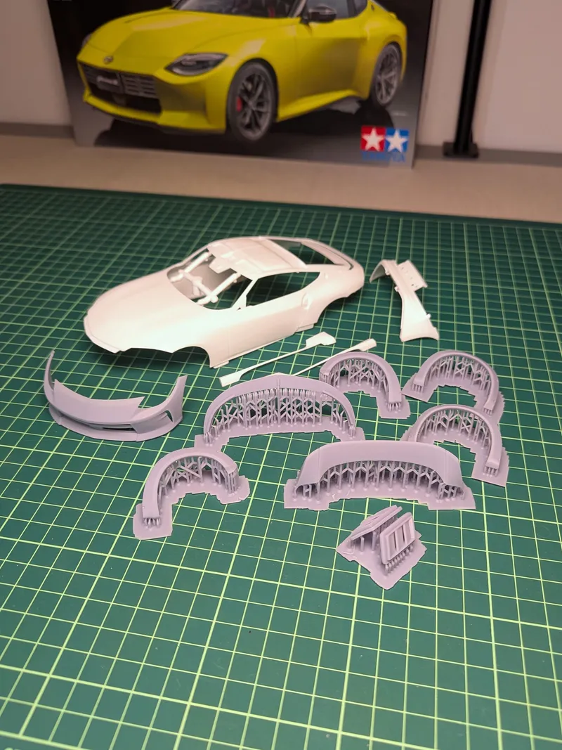400Z Liberty Walk - Update #3: 3D Printing the Body kit 1