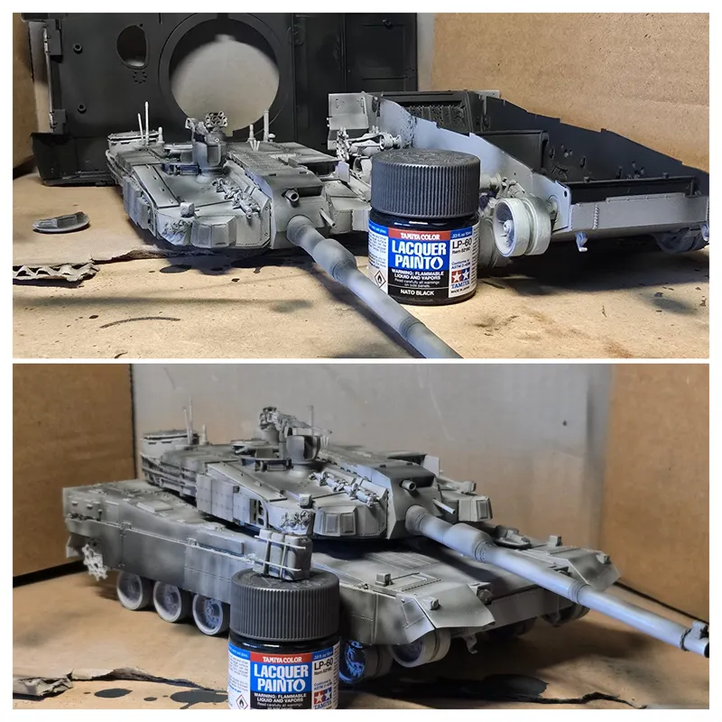 Airbrushing Begins: Preshading the K2 💨🖌