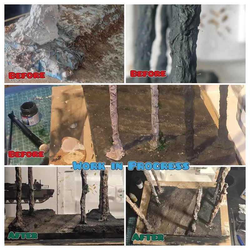 Diorama work in progress