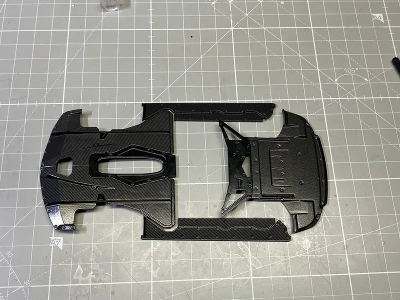 Update #10. Underbody carbon fiber parts 2