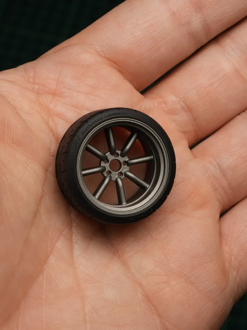 Liberty★Walk RZ34 Update #6: Designing, printing and painting the wheels 3