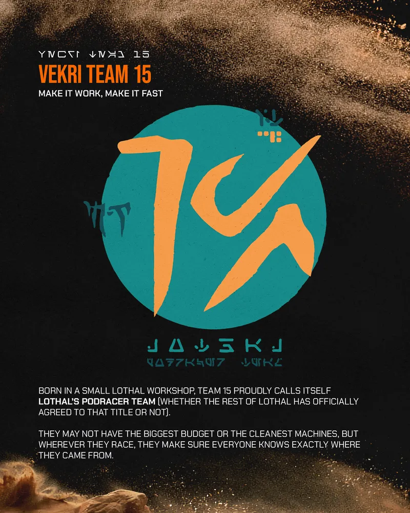 The Outer Rim Workshop: Meet the Vekri Team 15 and its Sponsors 8