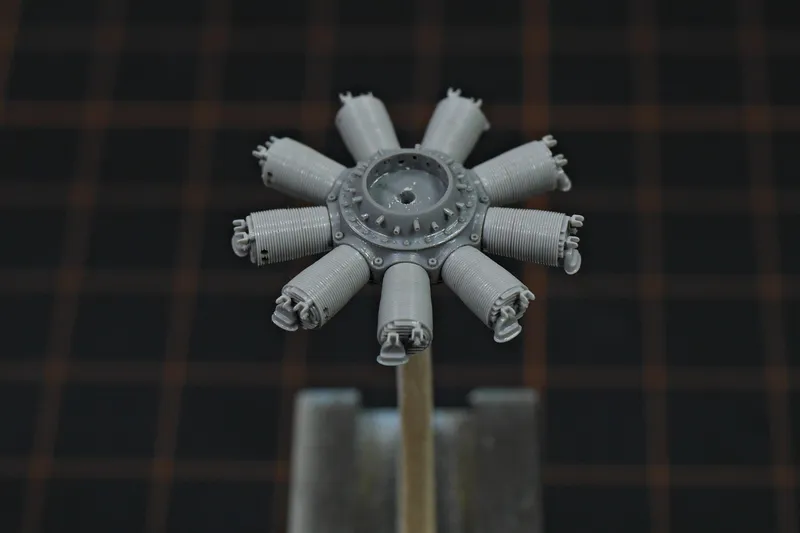 The rotary engine Clerget 9B 10