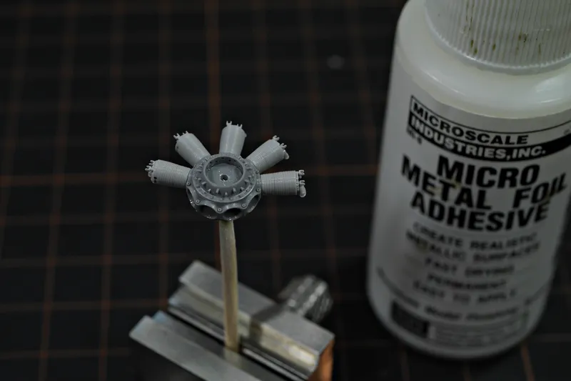 The rotary engine Clerget 9B 9