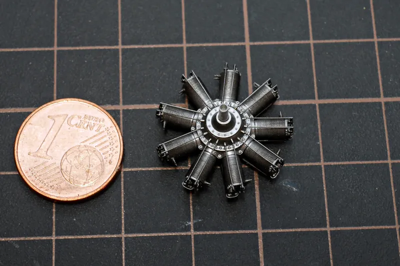 Metal paints on the rotary engine 1