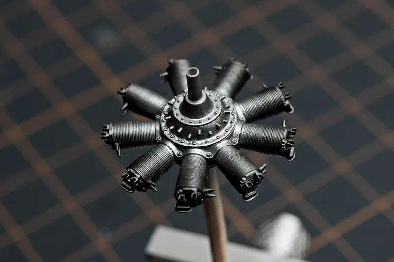 Metal paints on the rotary engine 5