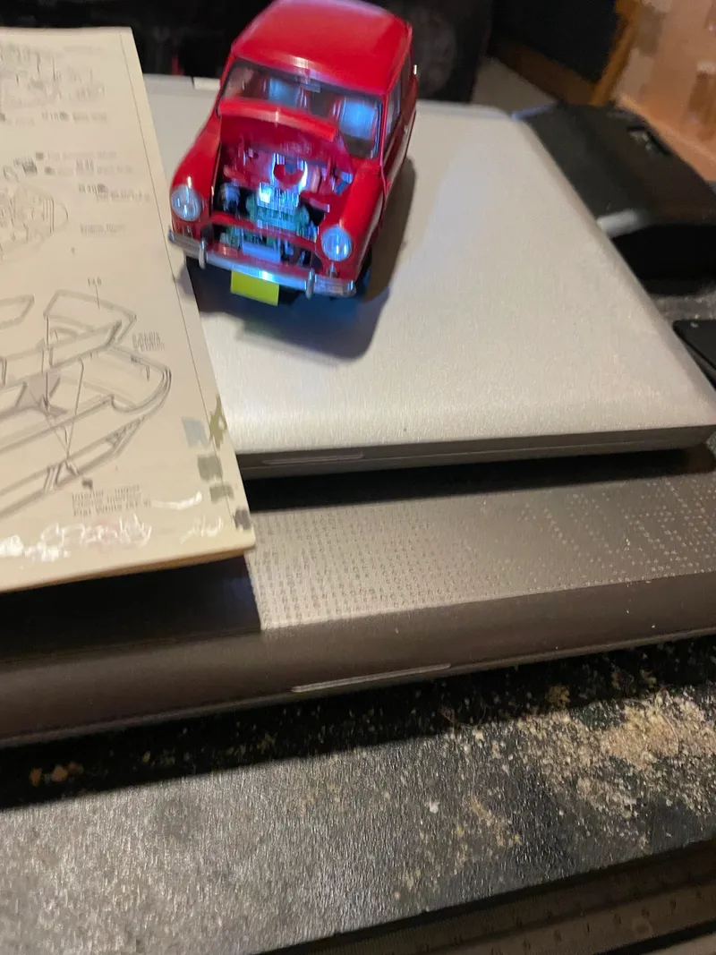 More assembly , first start on Interior and chrome highlighted areas 6