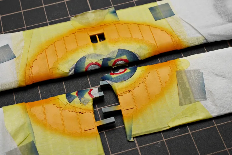 Masking on the wings 10