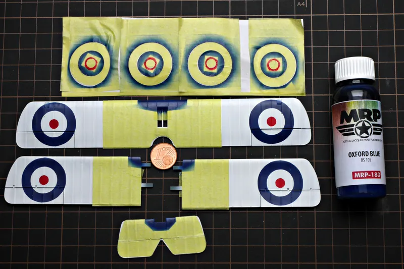 Masking on the wings 7