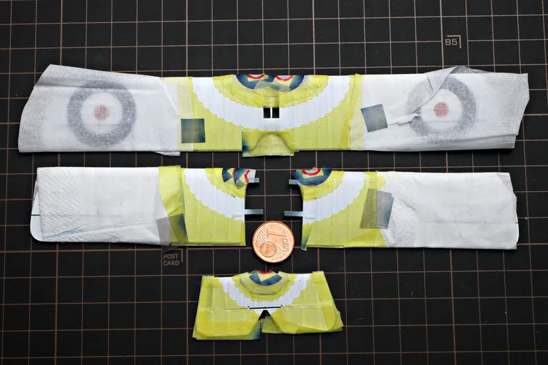 Masking on the wings 9