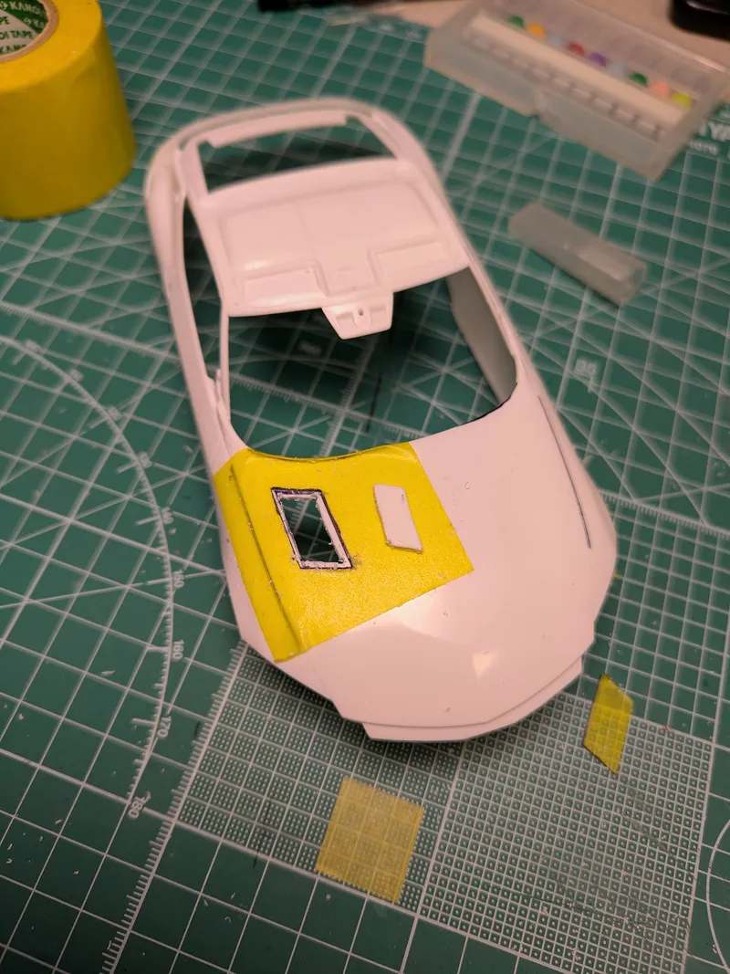 Liberty★Walk RZ34 Update #4: Making the hood vents 2