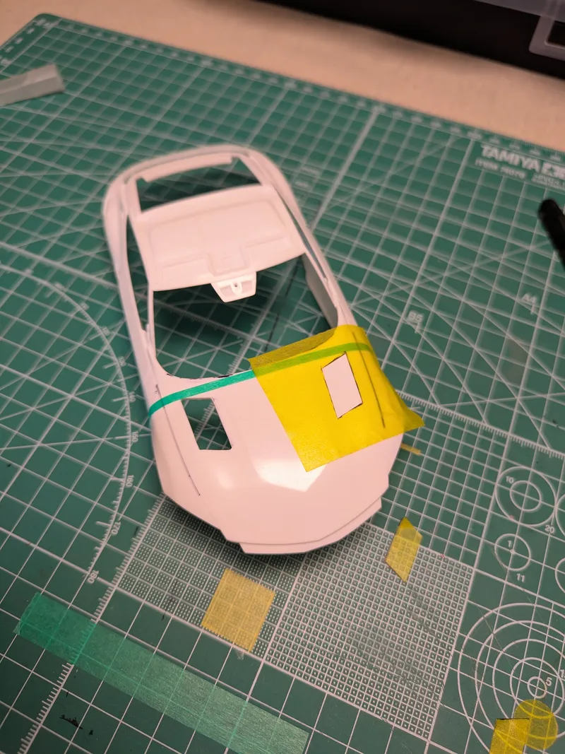 Liberty★Walk RZ34 Update #4: Making the hood vents 3