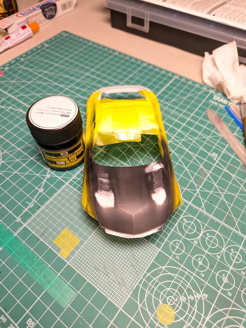 Liberty★Walk RZ34 Update #4: Making the hood vents 5