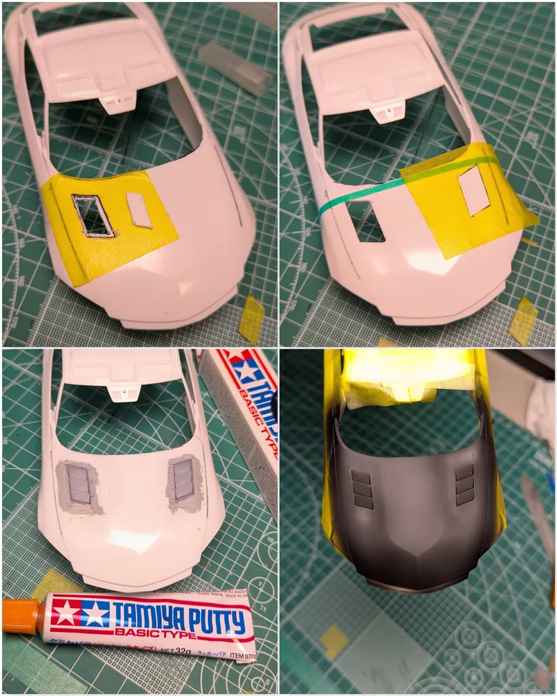 Liberty★Walk RZ34 Update #4: Making the hood vents 1