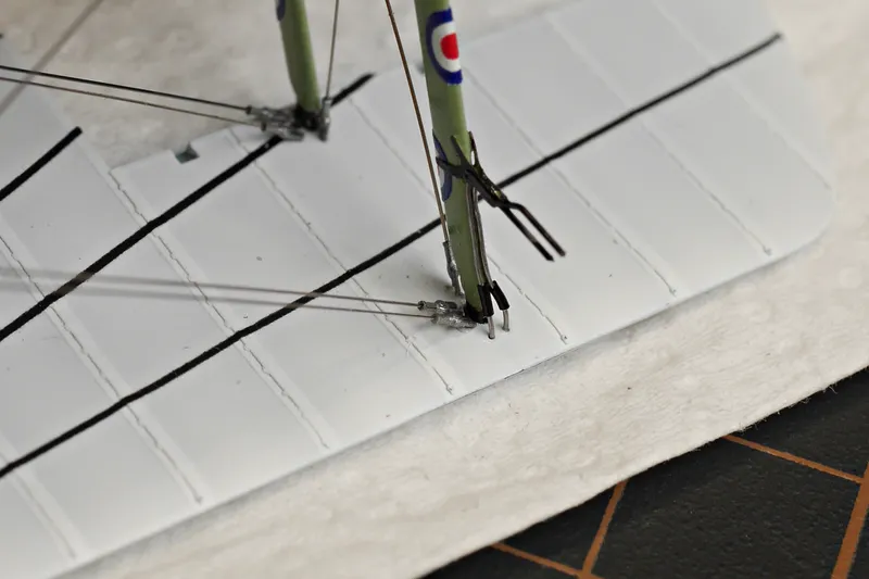 The finished airscrew, Vickers MGs and Pitot 10