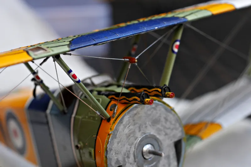 The finished airscrew, Vickers MGs and Pitot 7